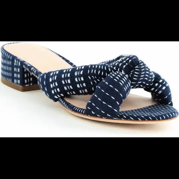 LOEFFLER RANDALL
Elsie Sandal in Blue and White | Worn ONCE | size 6.5 - Picture 3 of 3